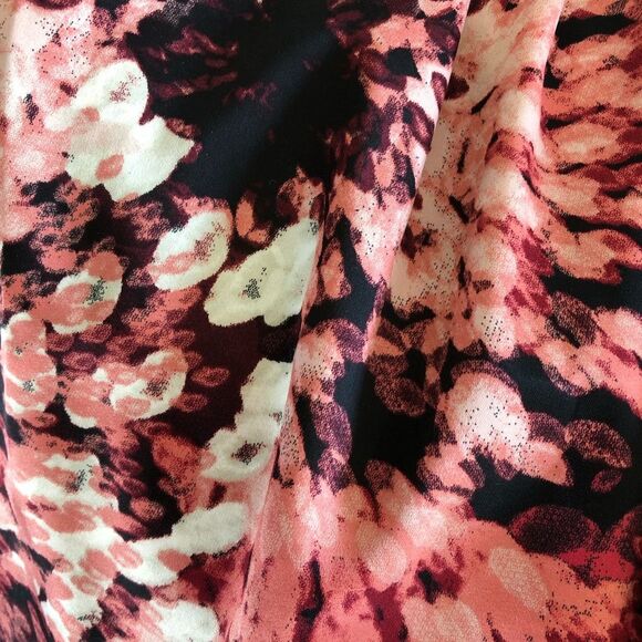 Ann Taylor Factory Women’s Burgundy, Mauve, White & Black Satin Tank Size 12 - Picture 10 of 11